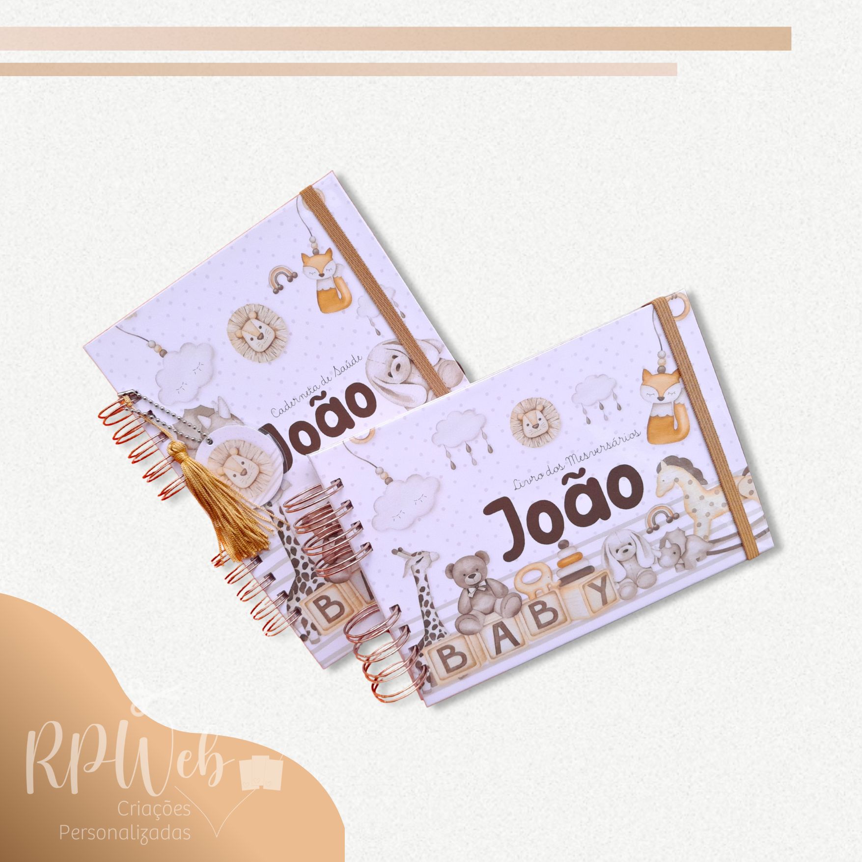 Kit Caderneta +Livro Mesversários Menino