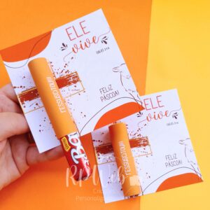 Card com Batom Ele Vive