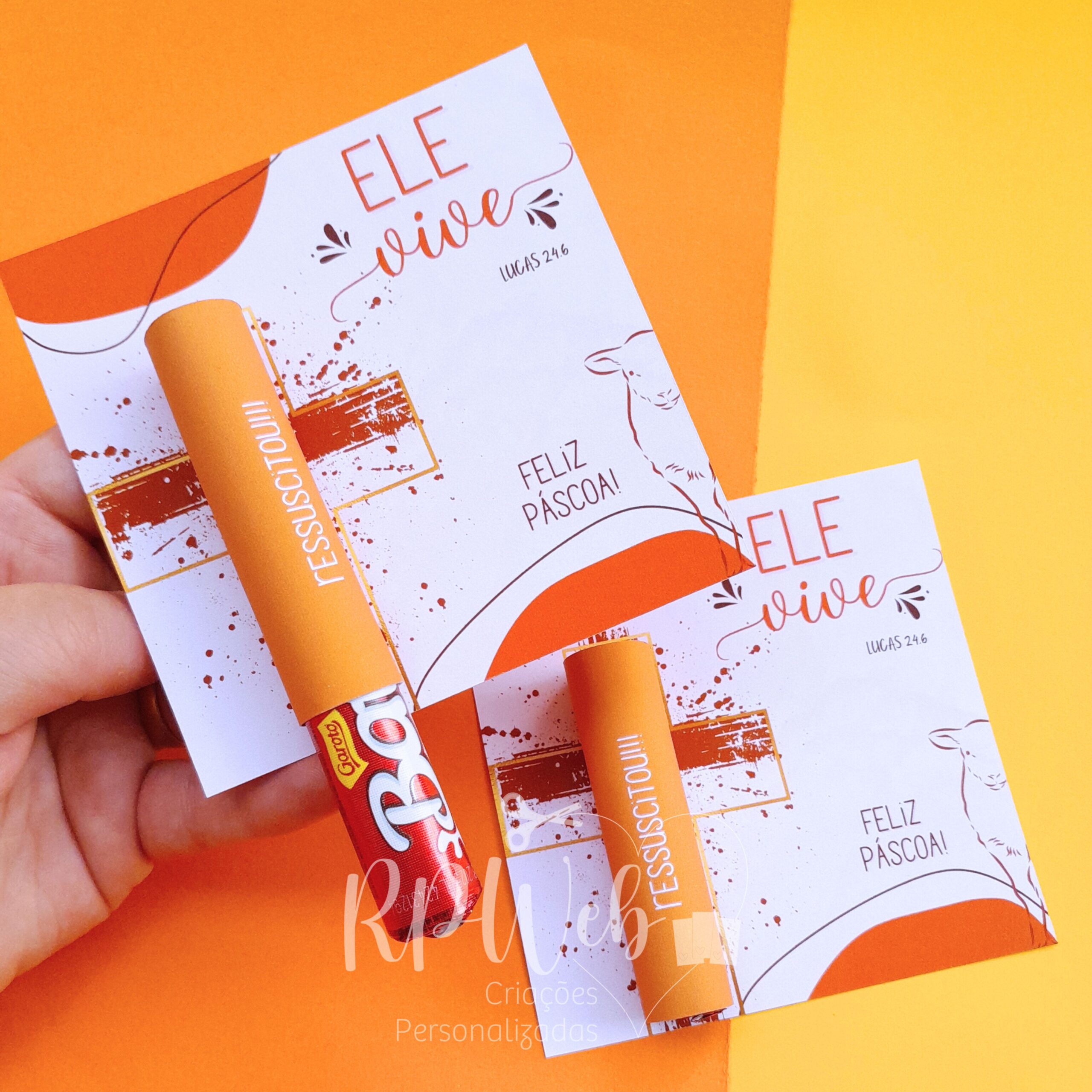 Card com Batom Ele Vive